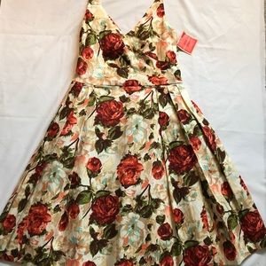 Floral print Sundress. 23” in length from waist